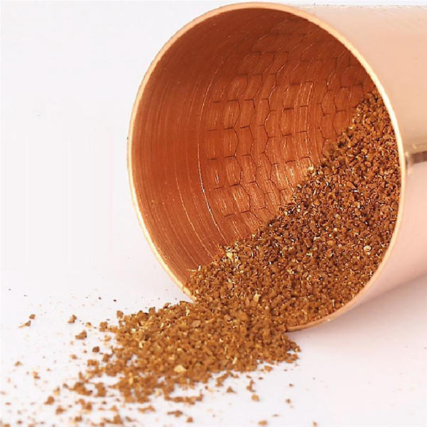 Kobber pulverkopp kaffe pulver manuell hånd pulverkopp kaffe pulverkopp kaffekvern tilbehør
