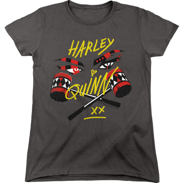 Dame Harley Quinn Eyes Birds Of Prey T-shirt Ny S