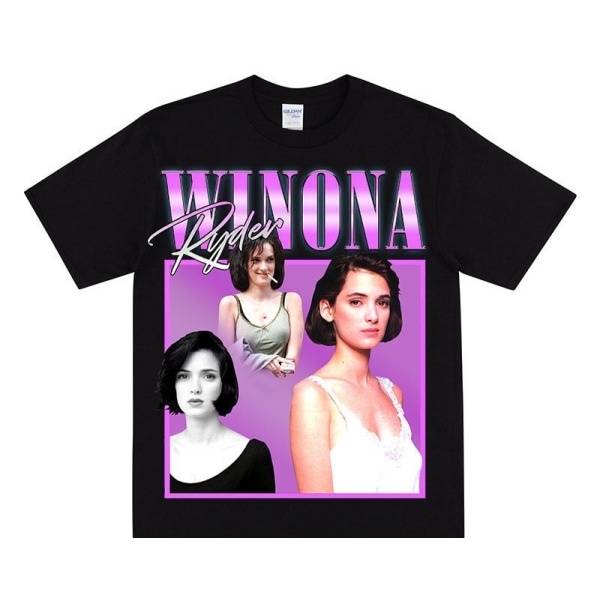 WINONA RYDER Hyldest T-shirt Black M