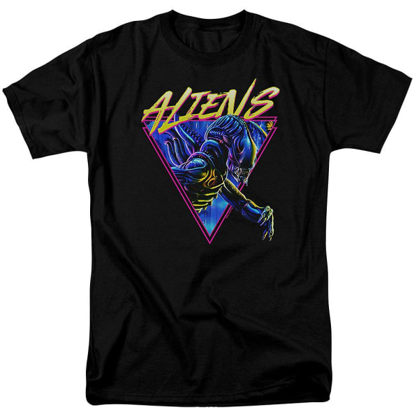 Neon Aliens T-skjorte L