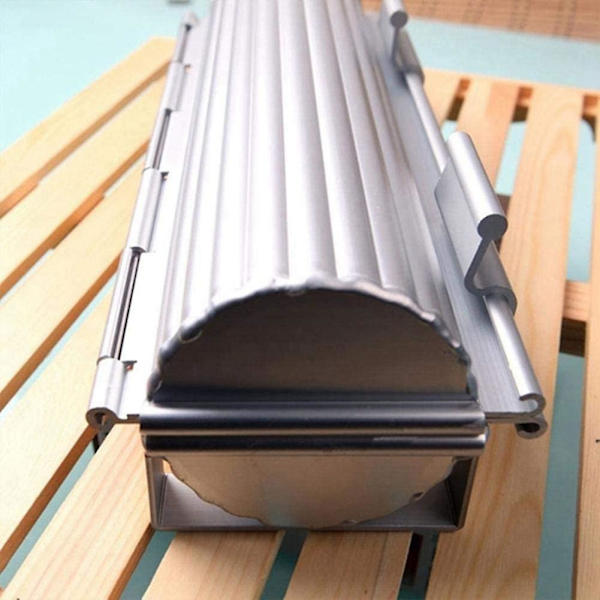 Brödform i aluminiumlegering, rund och öppen, återanvändbar brödform för DIY-bakning