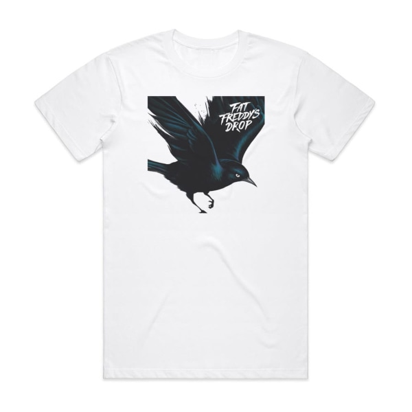 Fat Freddys Drop Blackbird Album Cover T-shirt Vit S