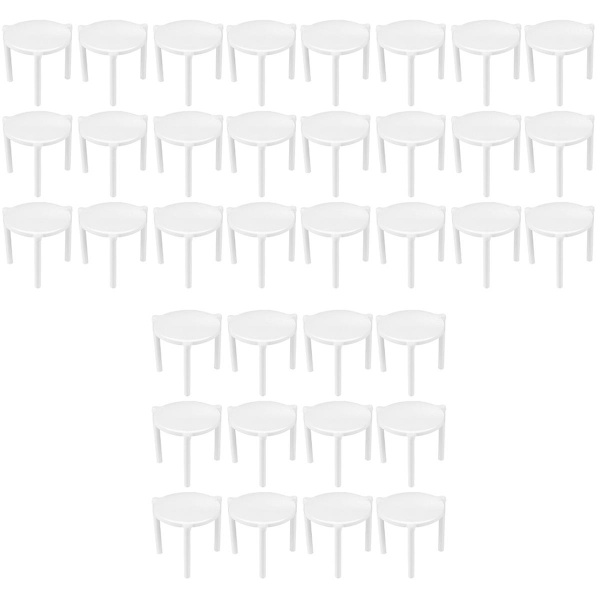 900 stk. Pizza Saver Stativ Hvid Plastik Tripod Stabel Fastgørelsesstativ Pizza Holder White 4.5X4.5X3.8CM