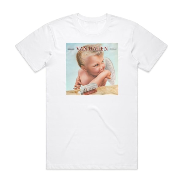 Van Halen 1984 1 Albumkansi T-paita Valkoinen XL