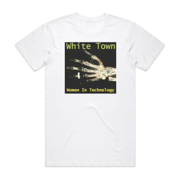 White Town Women In Technology -albumin kansikuva -T-paita valkoinen M