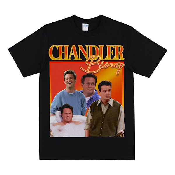 CHANDLER BING -kunnianosoitus T-paita Black M