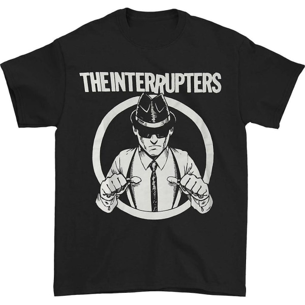 Interrupters Suspenders Svart T-skjorte XXXL