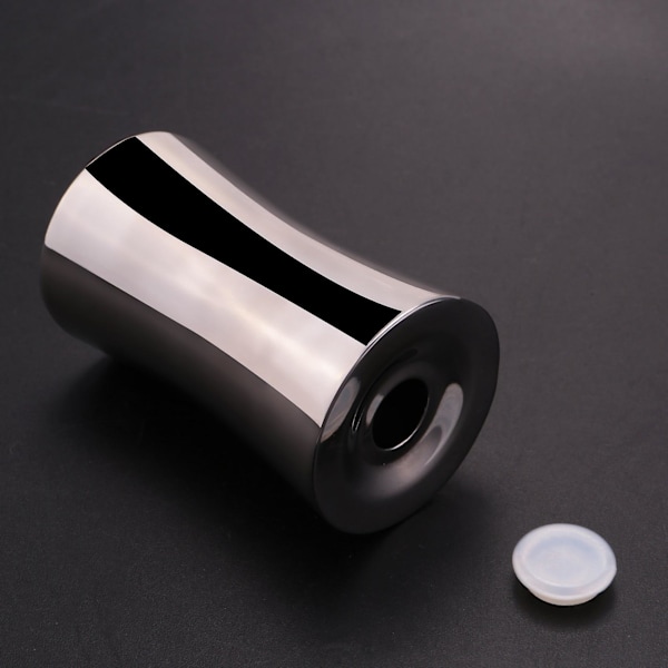 Liten Tandpetarehållare Dispenser Förvaring Organizer Rostfritt Stål (Silver)