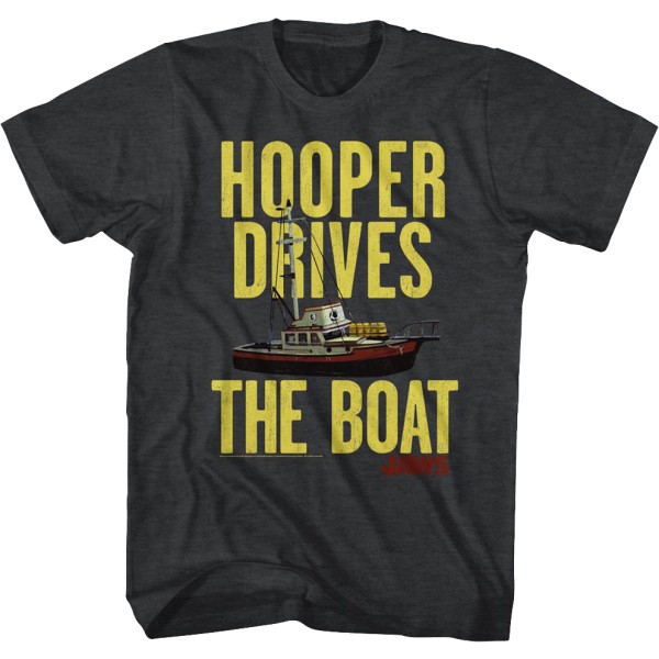 Hooper Drives The Boat Jaws T-skjorte XXL