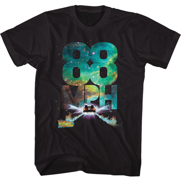 Galactic 88 Miles Per Hour Tillbaka till framtiden T-shirt XXXL