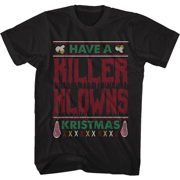 Ha en Killer Klowns Kristmas Killer Klowns From Outer Space T-skjorte M