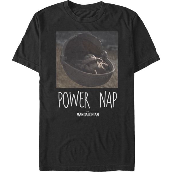 The Child Power Nap Star Wars The Mandalorian T-shirt S