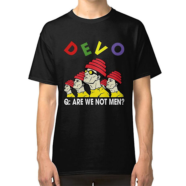 Devo Q Are We Not Men Art Pop Musik T-shirt M