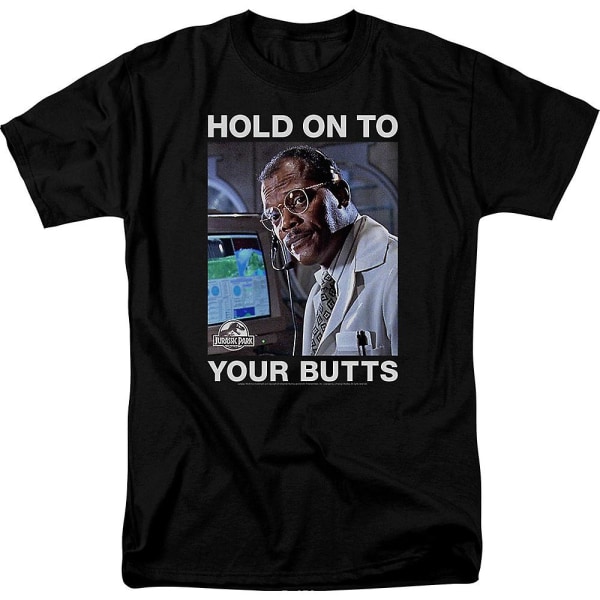 Hold On To Your Butts Jurassic Park T-skjorte L