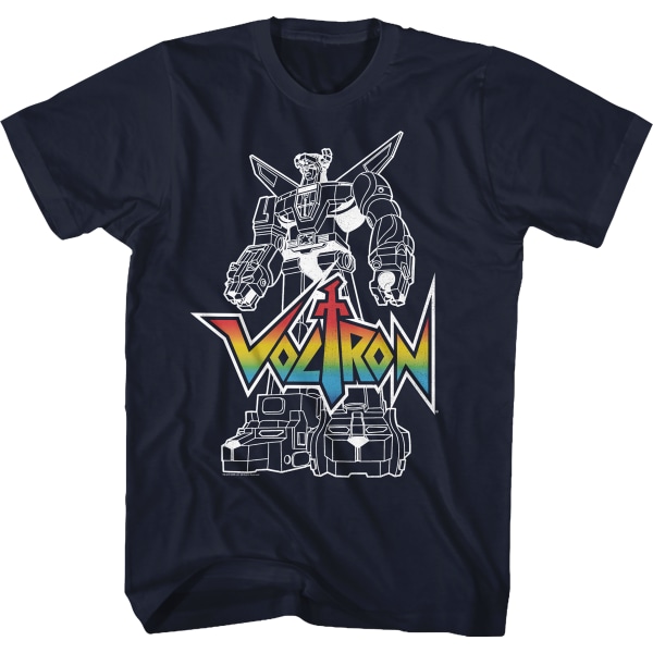 Voltron T-shirt med konturerad Defender of the Universe XXXL