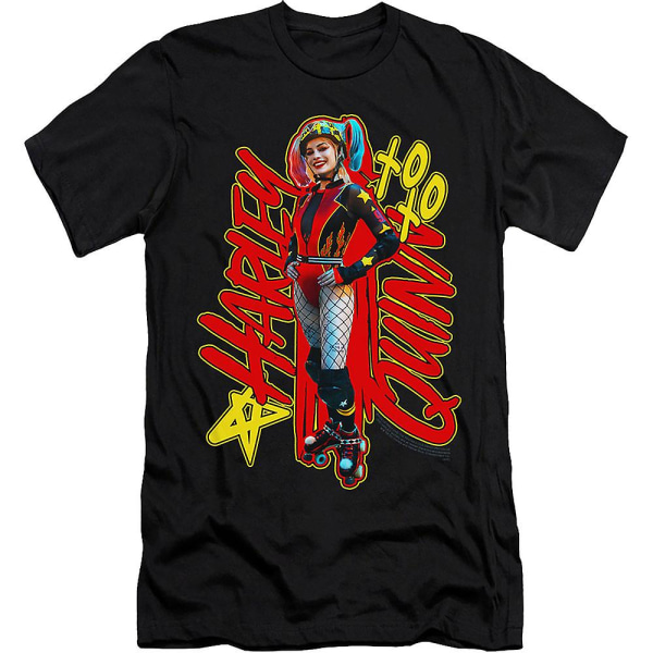 Harley Quinn Birds Of Prey T-skjorte S