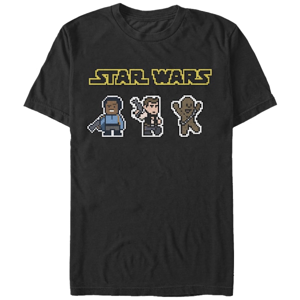 8-Bit Lando Han Chewie T-paita Tähtien sota -aiheisella kuviolla M