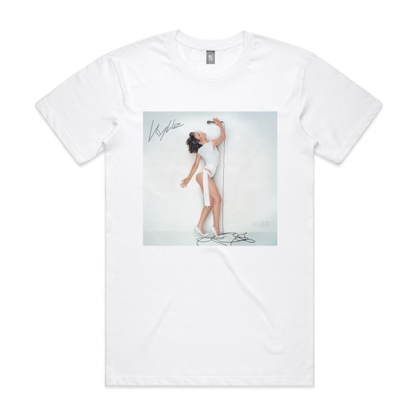 Kylie Minogue Fever Album Cover T-Shirt White XL