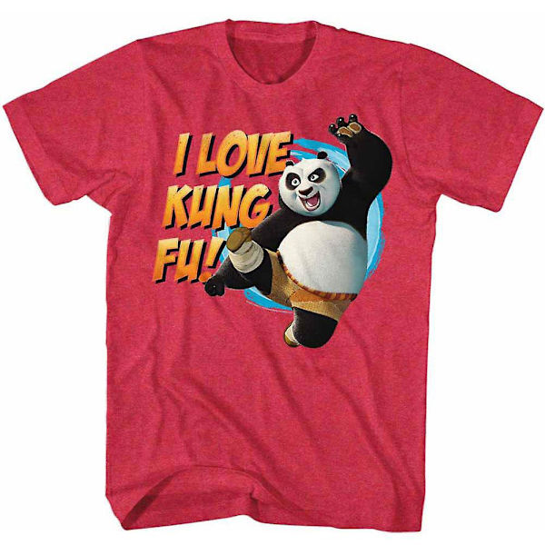 Kung Fu Panda Kjærlighet Kung Fu T-skjorte M