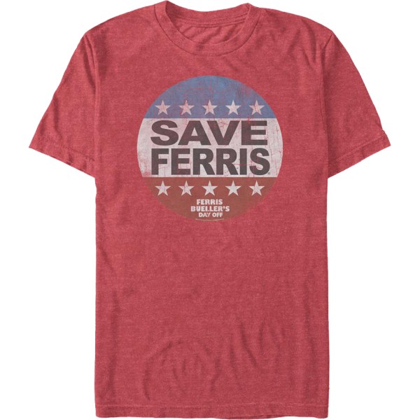 Rädda Ferris Kampanj Ferris Buellers lediga dag T-shirt M