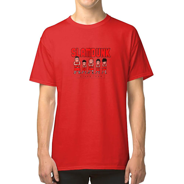 Slam Dunk tecknad tröja sedan 1990 red XXXL