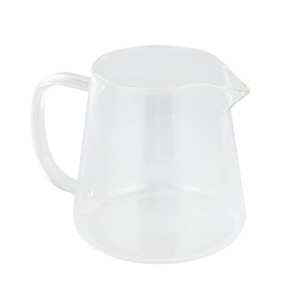5 Store Tekande i Klar Borosilikatglas med 304 Rustfrit Stål Infusionsfiltre til Opvarmning af Kaffe