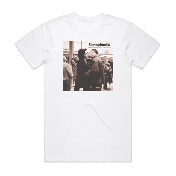 Stereophonics Performance And Cocktails Album Cover T-shirt Hvid S
