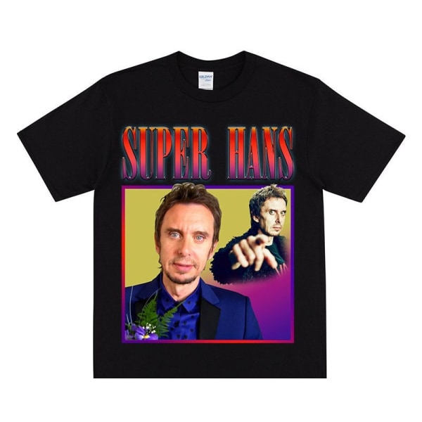 SUPER HANS Hyllest T-skjorte Black L