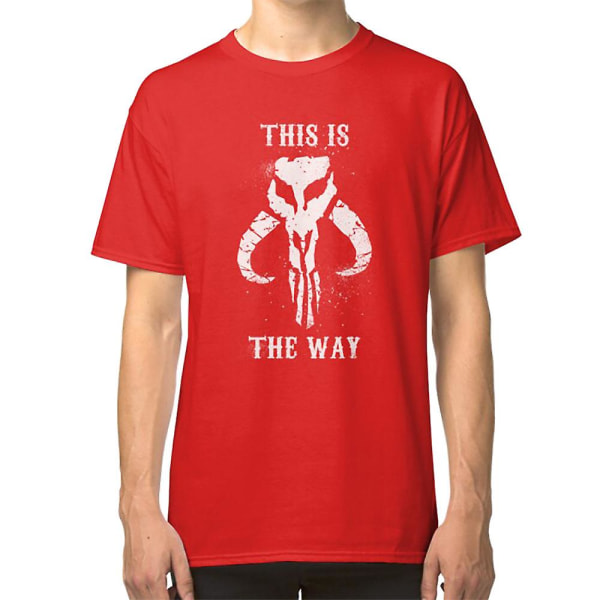 This is the Way v2 T-skjorte red L
