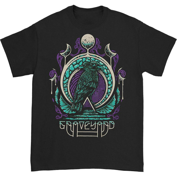 Graveyard Two Headed Bird T-shirt L