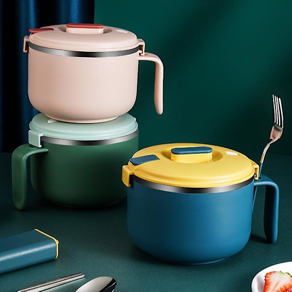 Japansk stil forseglet lunsjboks for husholdning 304 rustfritt stål - rosa