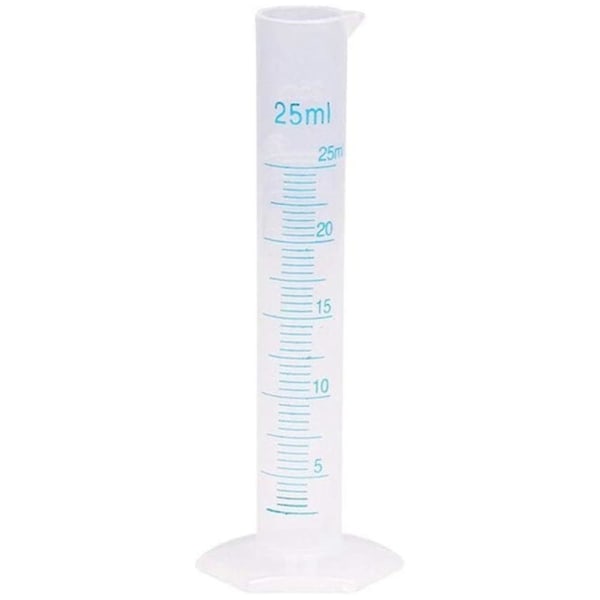 Laboratoriegraderad Cylinder Plastgraderad Rörverktyg (25ml)