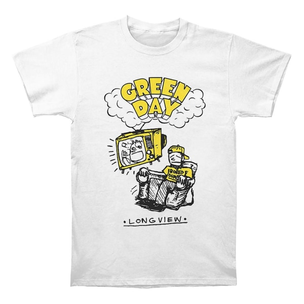 Green Day Longview Doodle T-shirt L