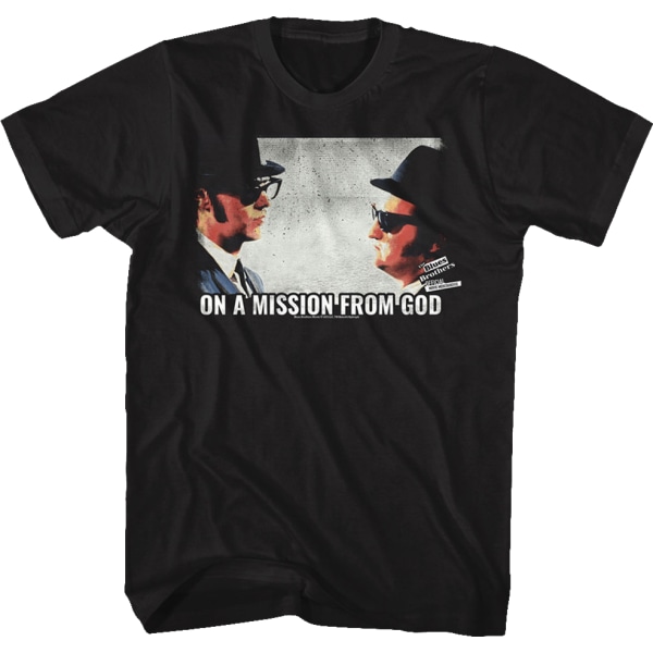 Retro On A Mission From God Blues Brothers T-shirt L