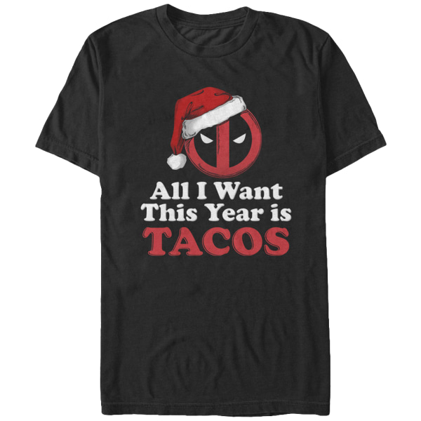 Deadpool Jul Tacos T-skjorte Ny M