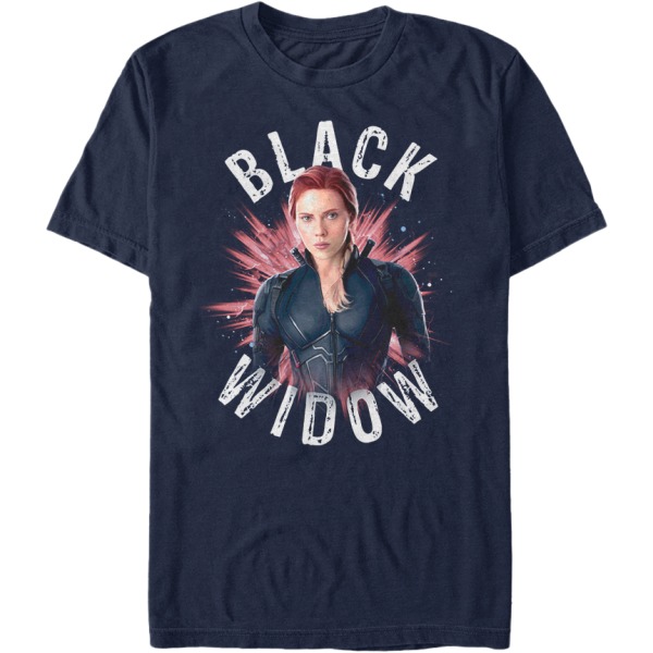 Black Widow Avengers Endgame T-skjorte Ny L