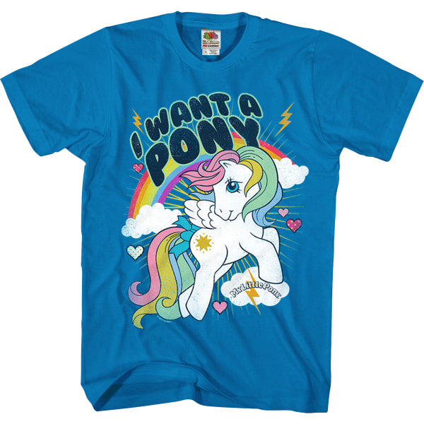 Jeg Vil Ha En My Little Pony T-Skjorte XXL