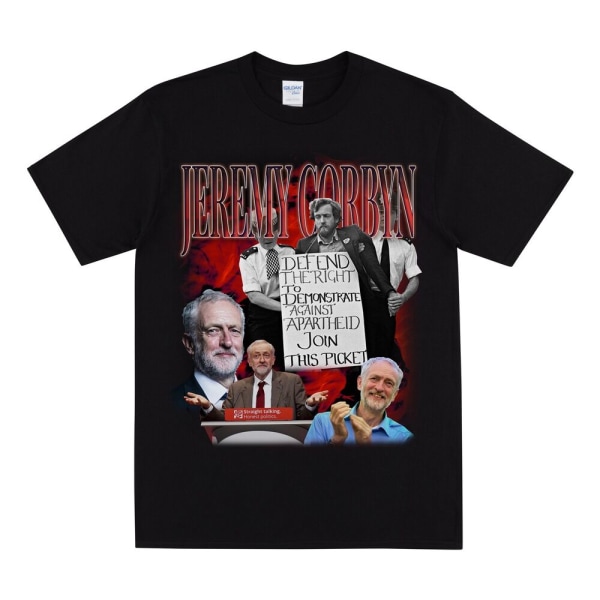 JEREMY CORBYN Homage T-shirt Black XXXL