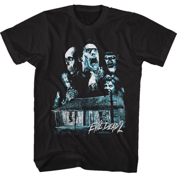 Cabin Collage Evil Dead T-shirt L