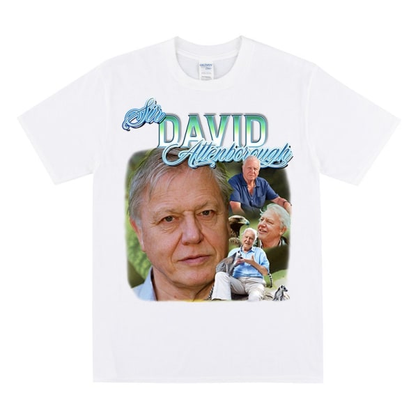 DAVID ATTENBOROUGH Hyllningströja White XL