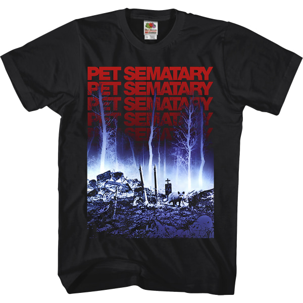 Pet Sematary T-skjorte med gjentakende logo XXL