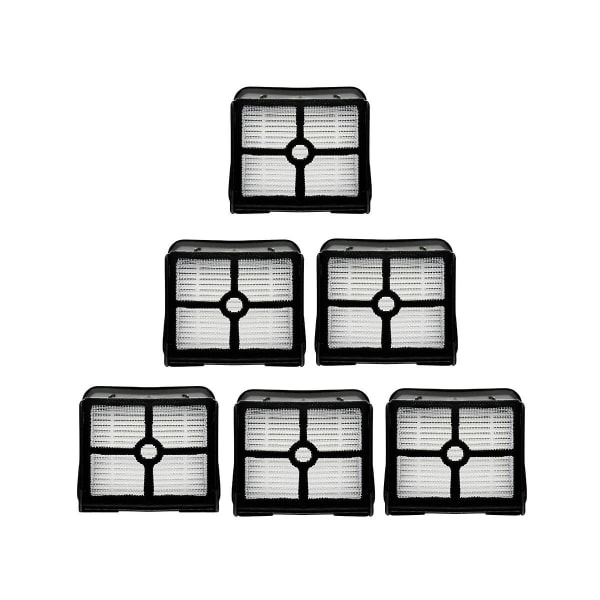 6 stk HEPA-filter for D3 for Speedfox Nano Nanopro Skrubbere - Reservedeler