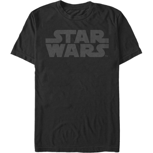 Enkel Star Wars Logo T-skjorte L