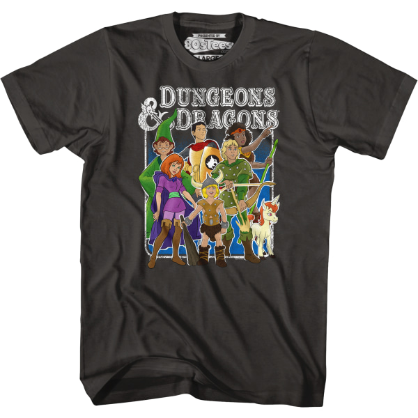 Animerede Venner Dungeons & Dragons T-shirt XL