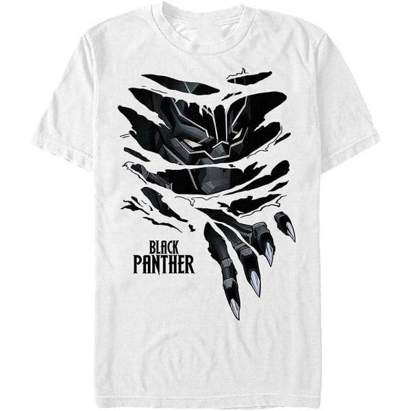 Ripped Black Panther T-shirt XL