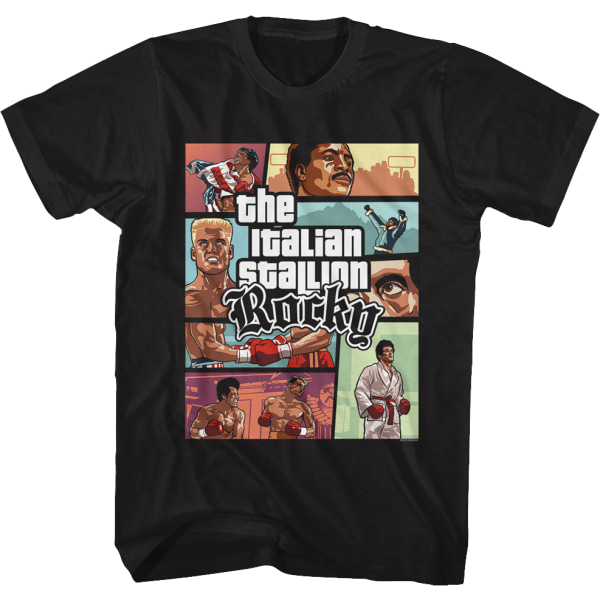 Videospilspaneler Rocky IV T-shirt L