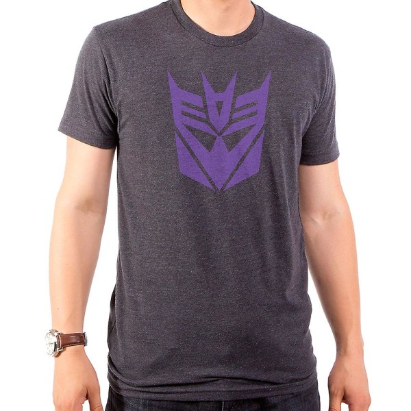 Transformers Decepticon Logotyp Grå T-shirt XL