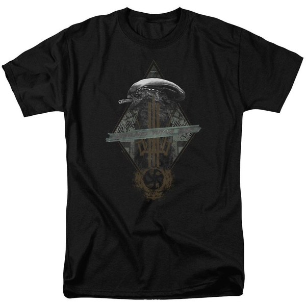 Alien Prison Planet Collage Voksen T-shirt S