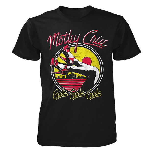 Motley Crue Girls Girls Girls Hæl T-shirt L