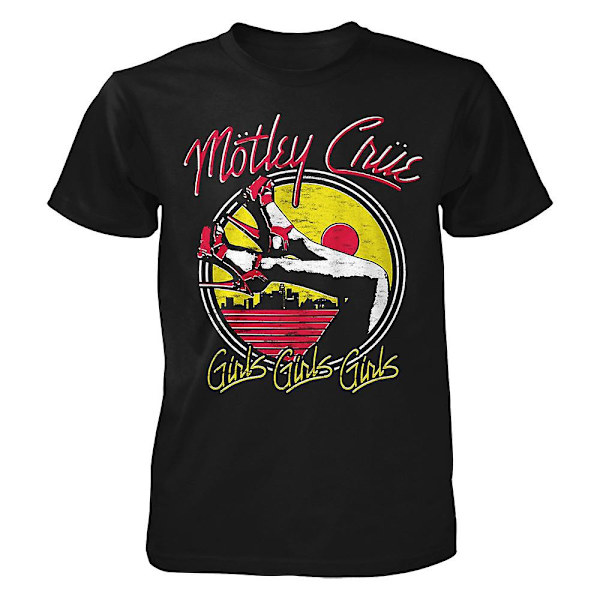 Motley Crue Girls Girls Girls Korkokengät T-paita M